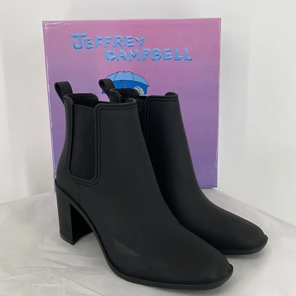 Jeffrey Campbell Women's Hurricane Rain Booties size‎ 10